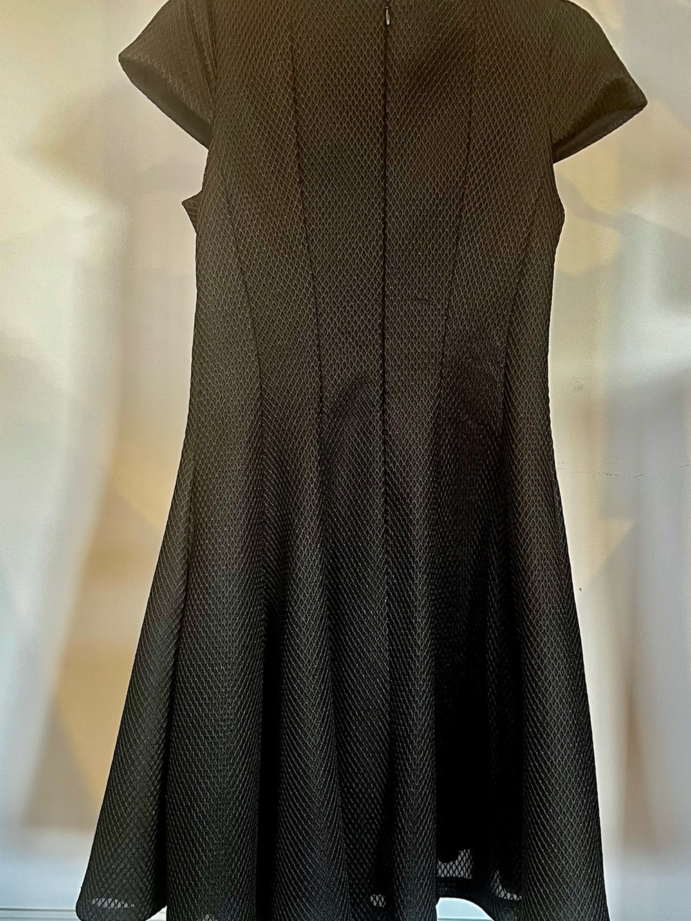 julia jordan Bronze Textured Fit-and-Flare Mini Dress Size 6 - Picture 4 of 8